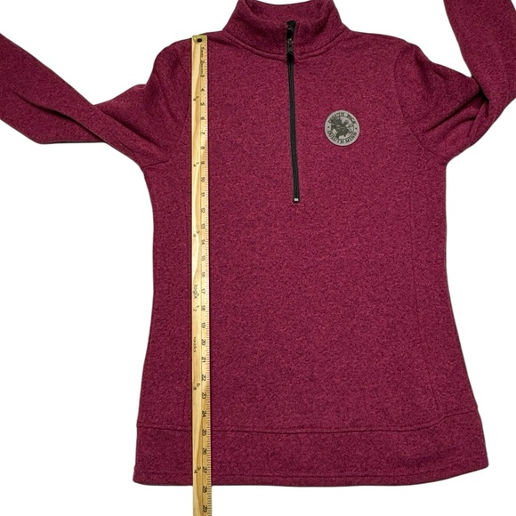 Women's Duluth Pack Pink Quarter-Zip Fleece - Picture 4 of 9